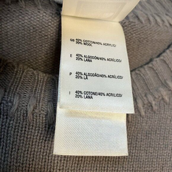 The North Face Sweater Womens Small Gray Wool Blend Pullover Neutral Outdoor - Picture 4 of 5